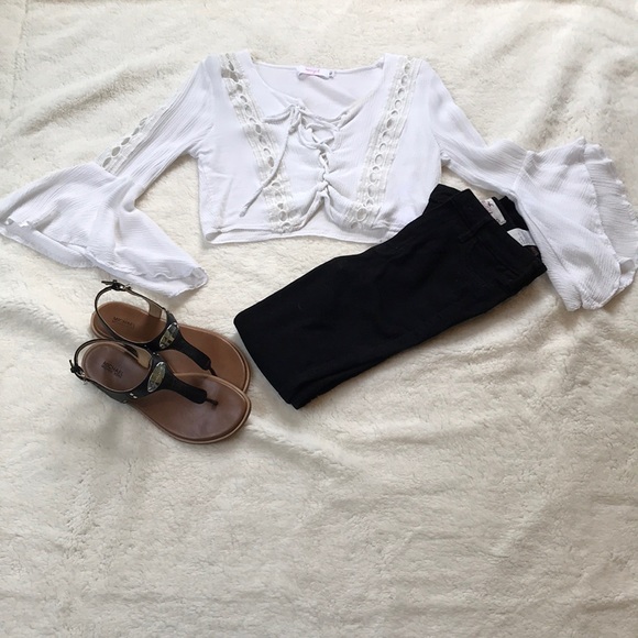 Henrigirl Crop top Bell sleeves - Picture 7 of 8